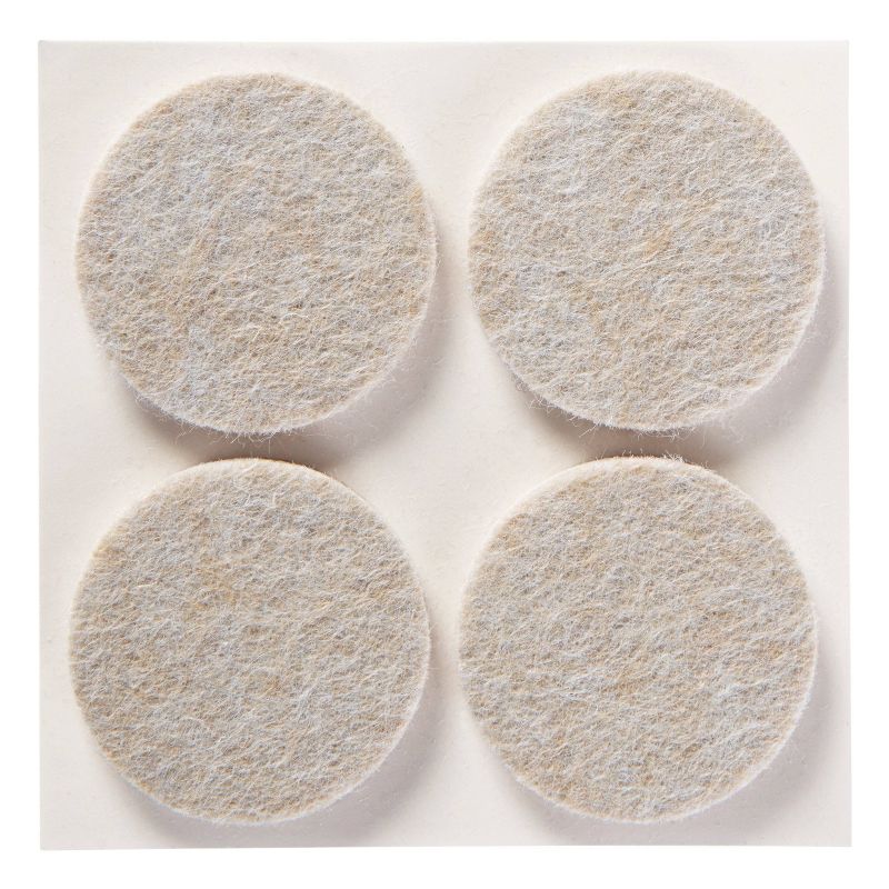 Scotch 1.5" 12pk Felt Pads Beige