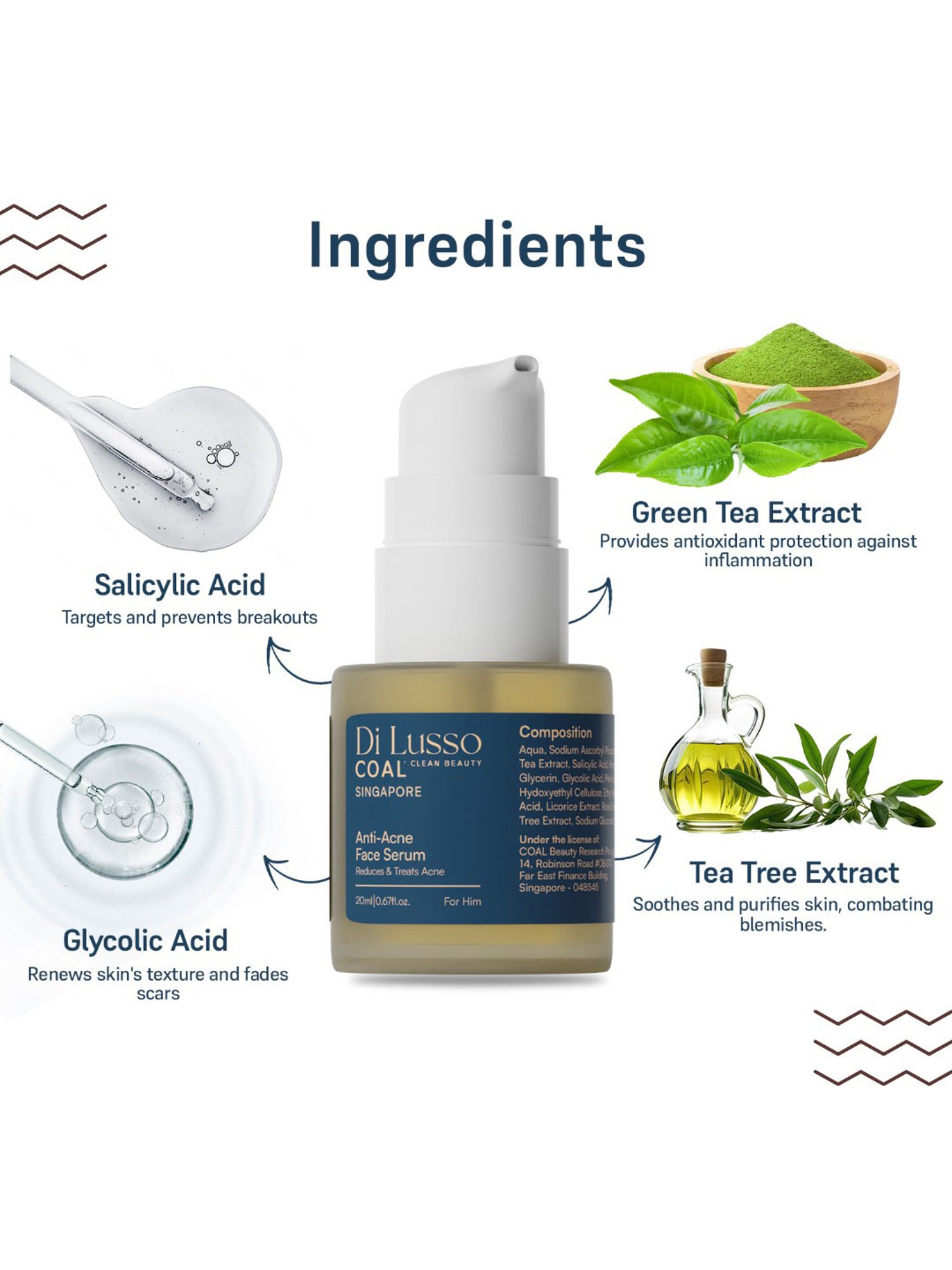 COAL Clean Beauty Anti-Acne Face serum - 20 ml