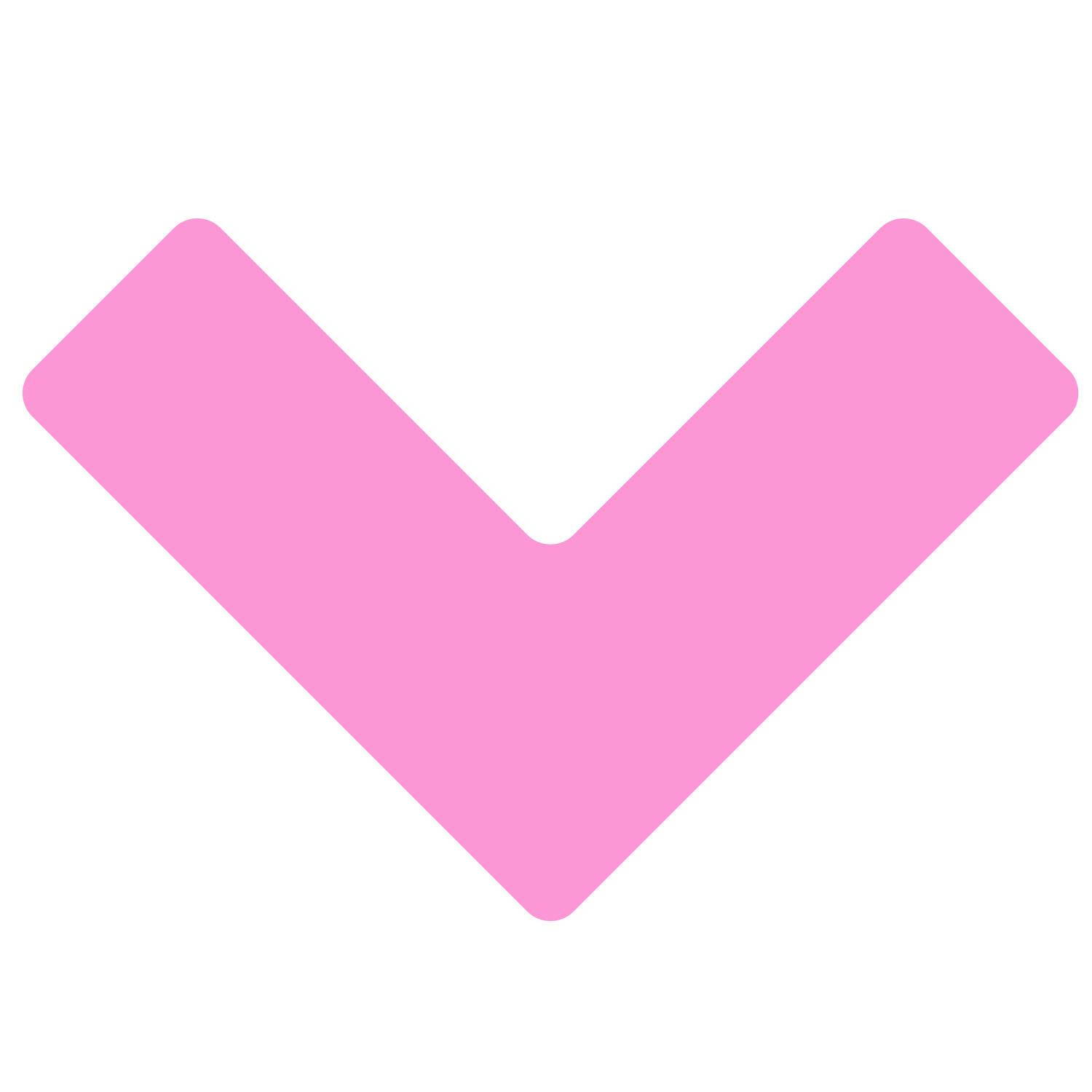 LiteMark 6 Inch Purple Removable Angle Decals - Pack of 20