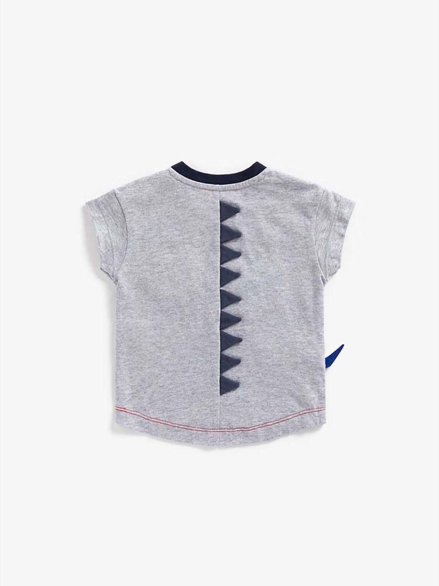 Mothercare Kids Grey & Blue Printed T-Shirt