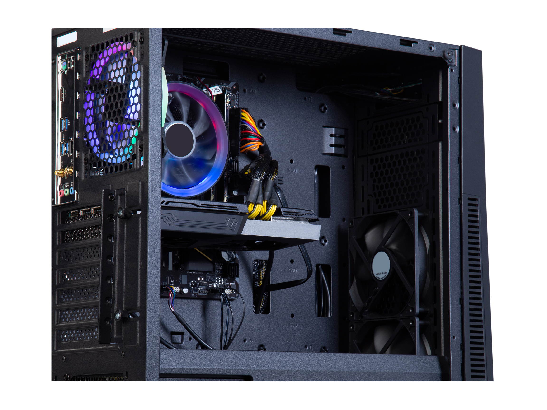 ABS Gladiator Gaming PC - Intel i7 10700KF - GeForce RTX 3070 8GB - 16GB DDR4 3200MHz - 1TB M.2 NVMe SSD - EVGA CLC 280MM RGB AIO - Windows 10 Home 64-bit