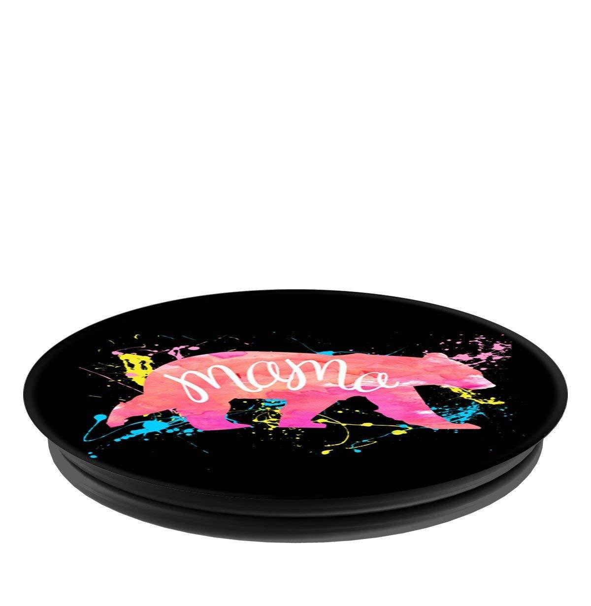 Fuzewear Mama Bear Paint PopSockets Stand for Smartphones and Tablets