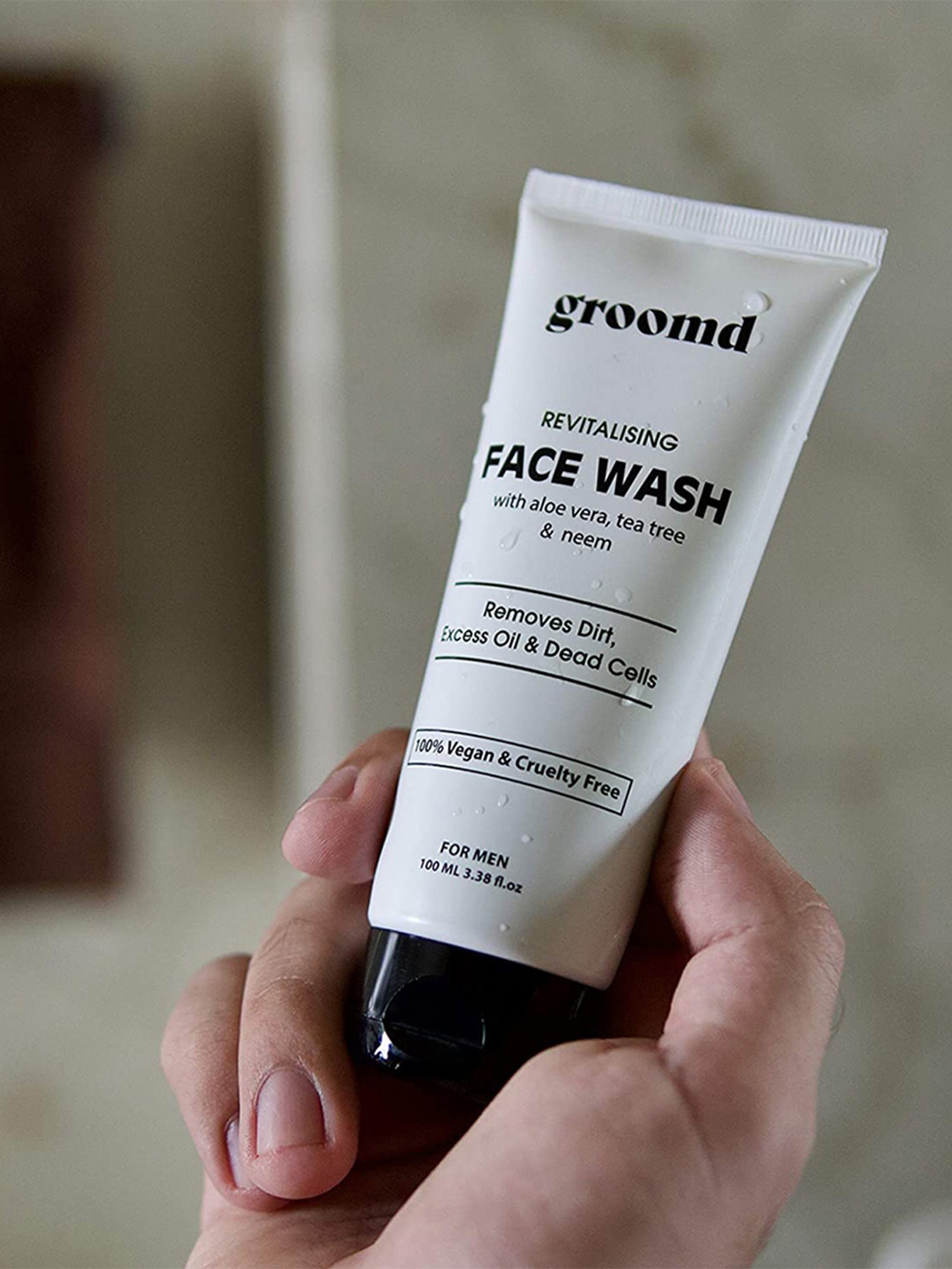 Ustraa Power Face Wash & Hair Growth Vitalizer Combo Set