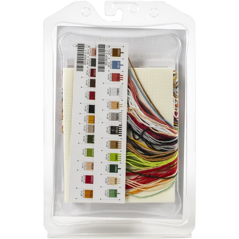 Dimensions Gold Petite Counted Cross Stitch Kit 5"X7"-Believe In Santa (18 Count)