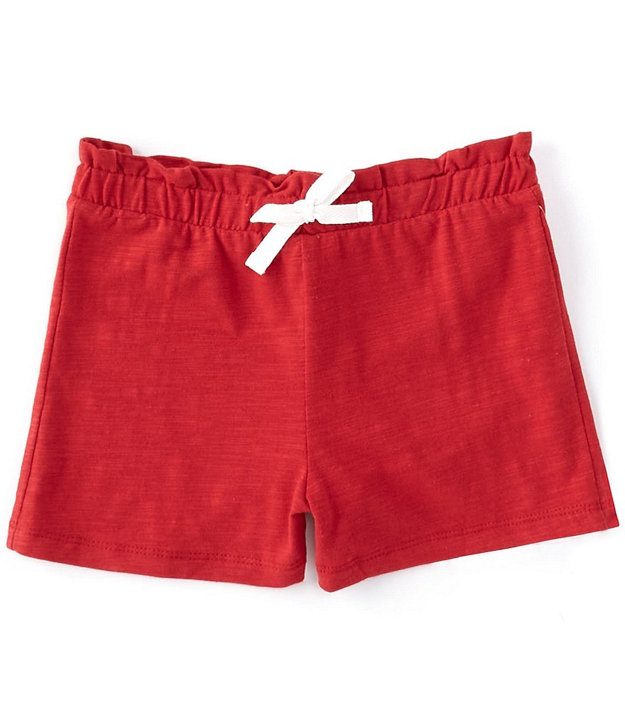 Chelsea & Violet Little Girls 2T-6X Solid Red Jersey Short