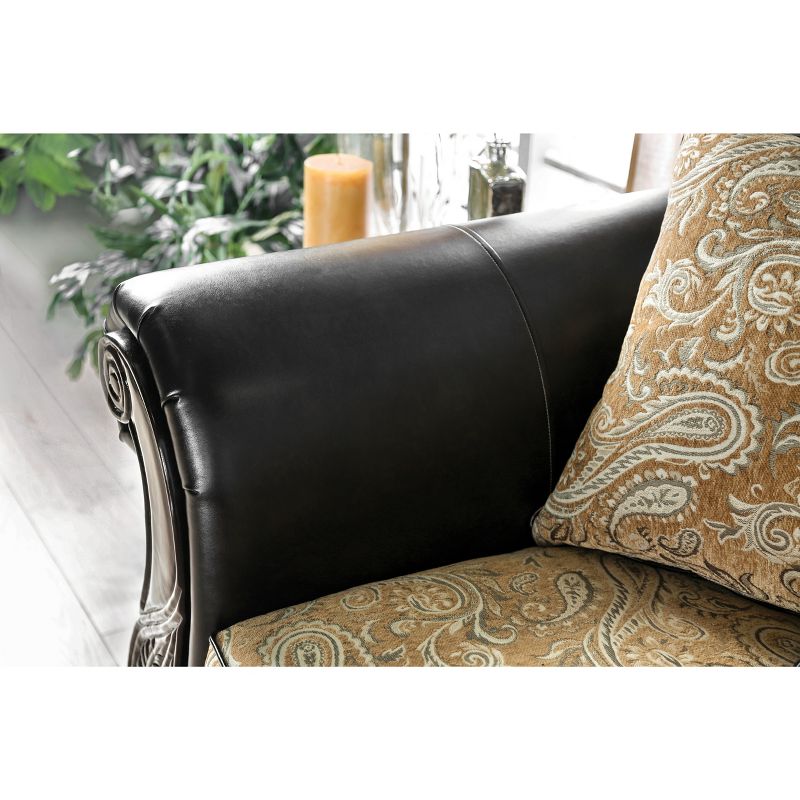 Harper Loveseat Yukon Gold/Espresso - HOMES: Inside + Out