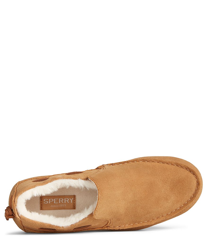 Sperry Women's Moc Sider Suede Slip-Ons