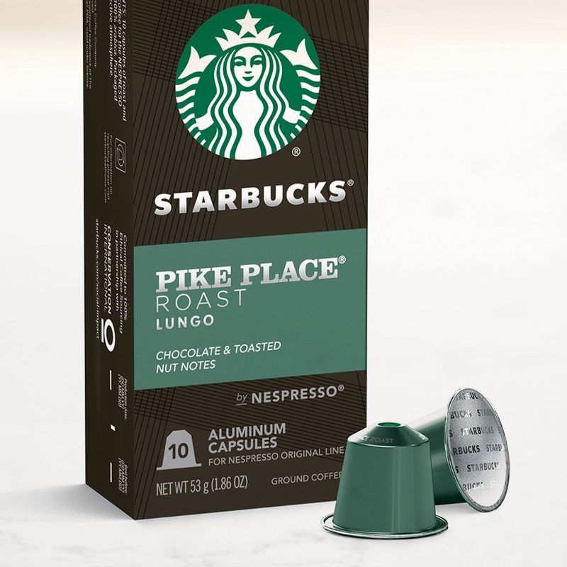 Starbucks Nespresso Pike Place Espresso Roast Capsules - 10ct/2.01oz