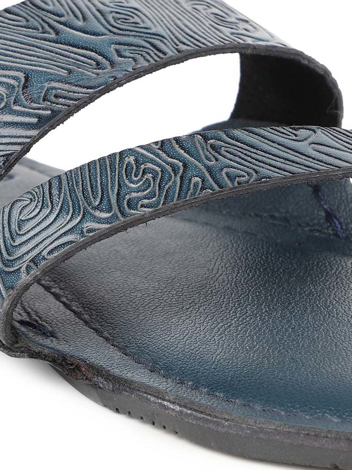 Privo by Inc.5 Men's Blue Toe Ring Sandals