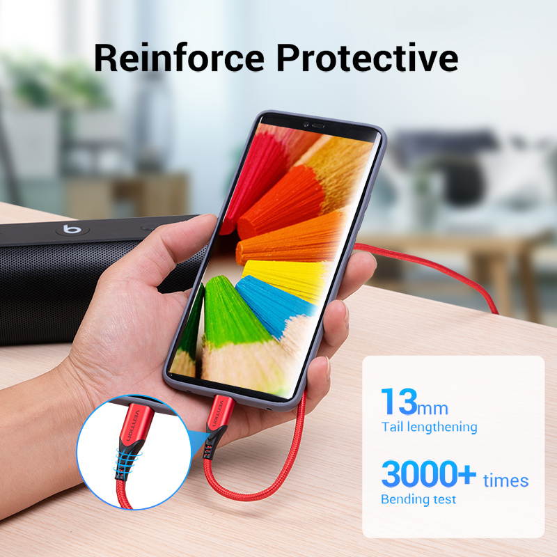 Vention USB Type C Cable Quick Charge Nylon USB A to USB C Cable 3A Fast Charging Compatible