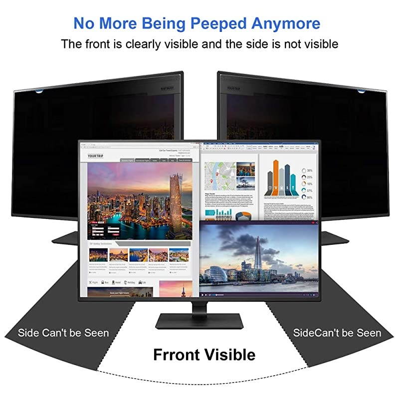 22 Privacy Screen Protector AntiSpyGlare AntiScratch Filter Film for 22 inch Widescreen LCD Computer Monitor with 1610 Aspect Ratio