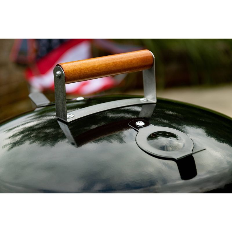 Americana The Wherever Grill - Dual-Fuel Electric and Charcoal Model 2130.4.111 - Black - Meco