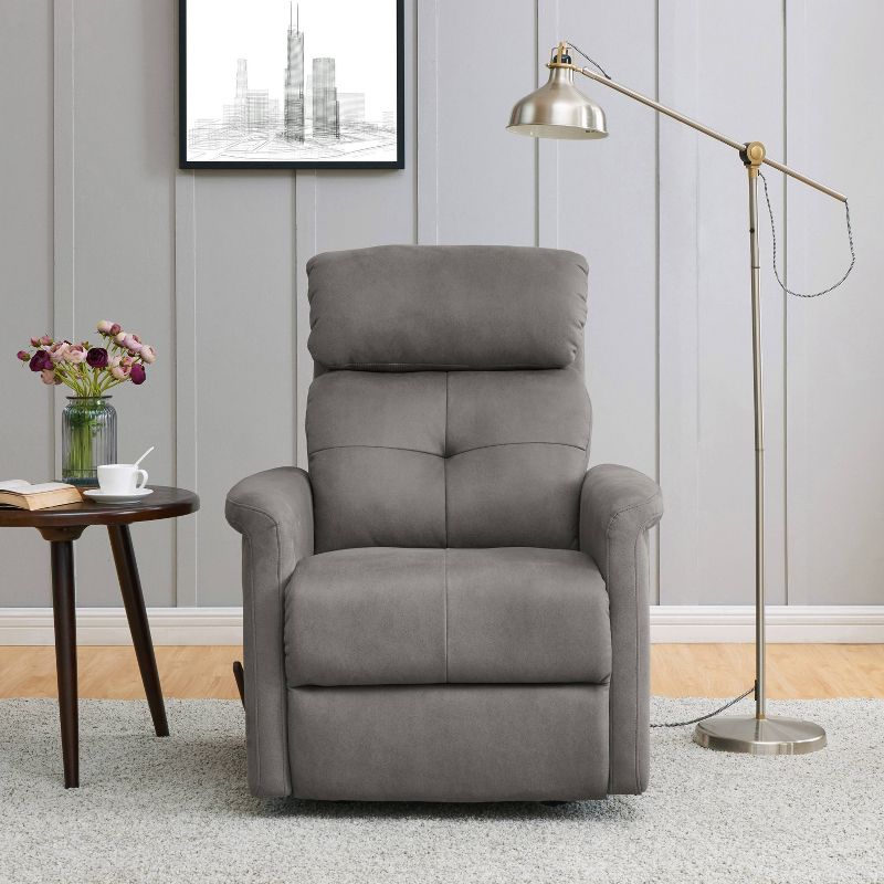 Rocker Recliner Chair Gray - Prolounger