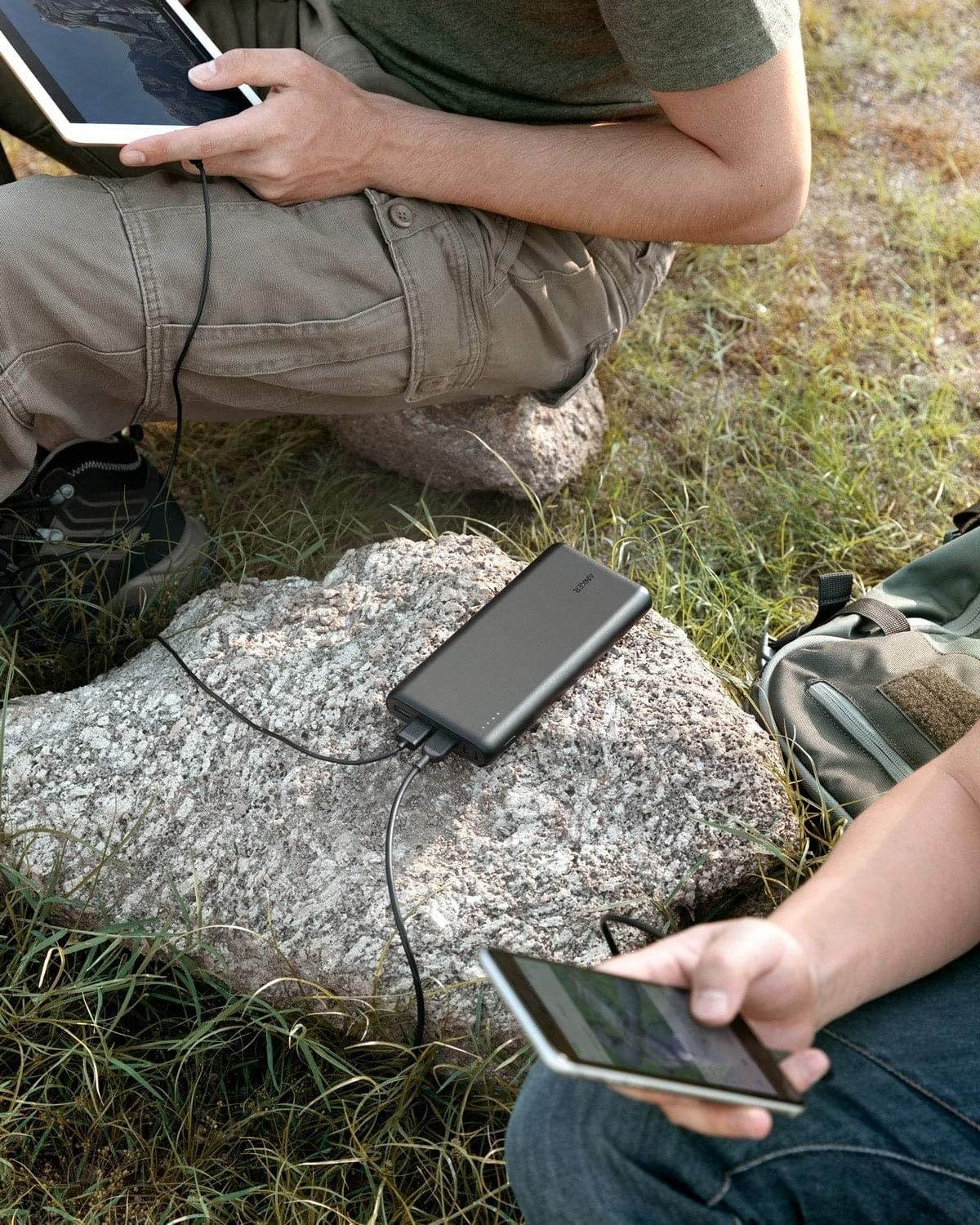 Anker PowerCore 26800 Portable Charger 26800mAh External Battery with Dual Input Port and Double-Speed Recharging 3 USB Ports for iPhone iPad Samsung Galaxy Android and Other Smart Devices