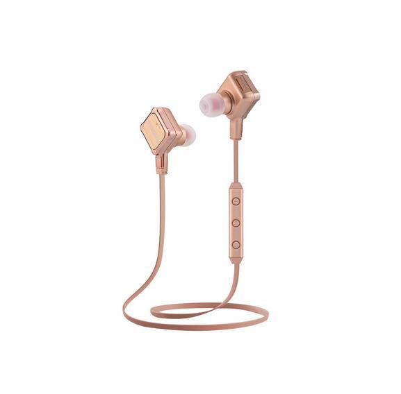 FineBlue FA-90 Sports Neck Hanging High Quality Magnetic Stereo Bluetooth4.1 Headset Sweat proof IPX-4 (Gold)