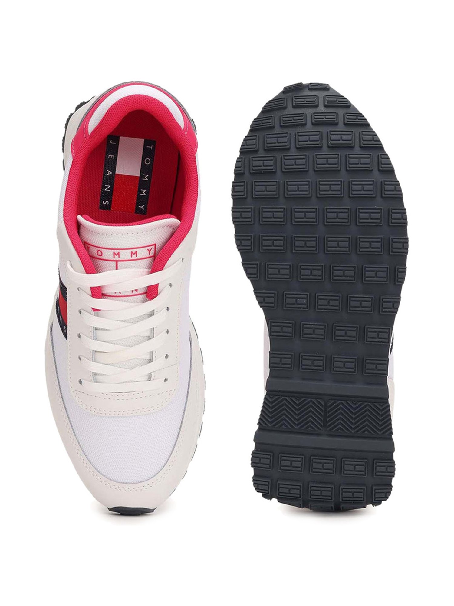 Tommy Hilfiger Women's White Casual Sneakers