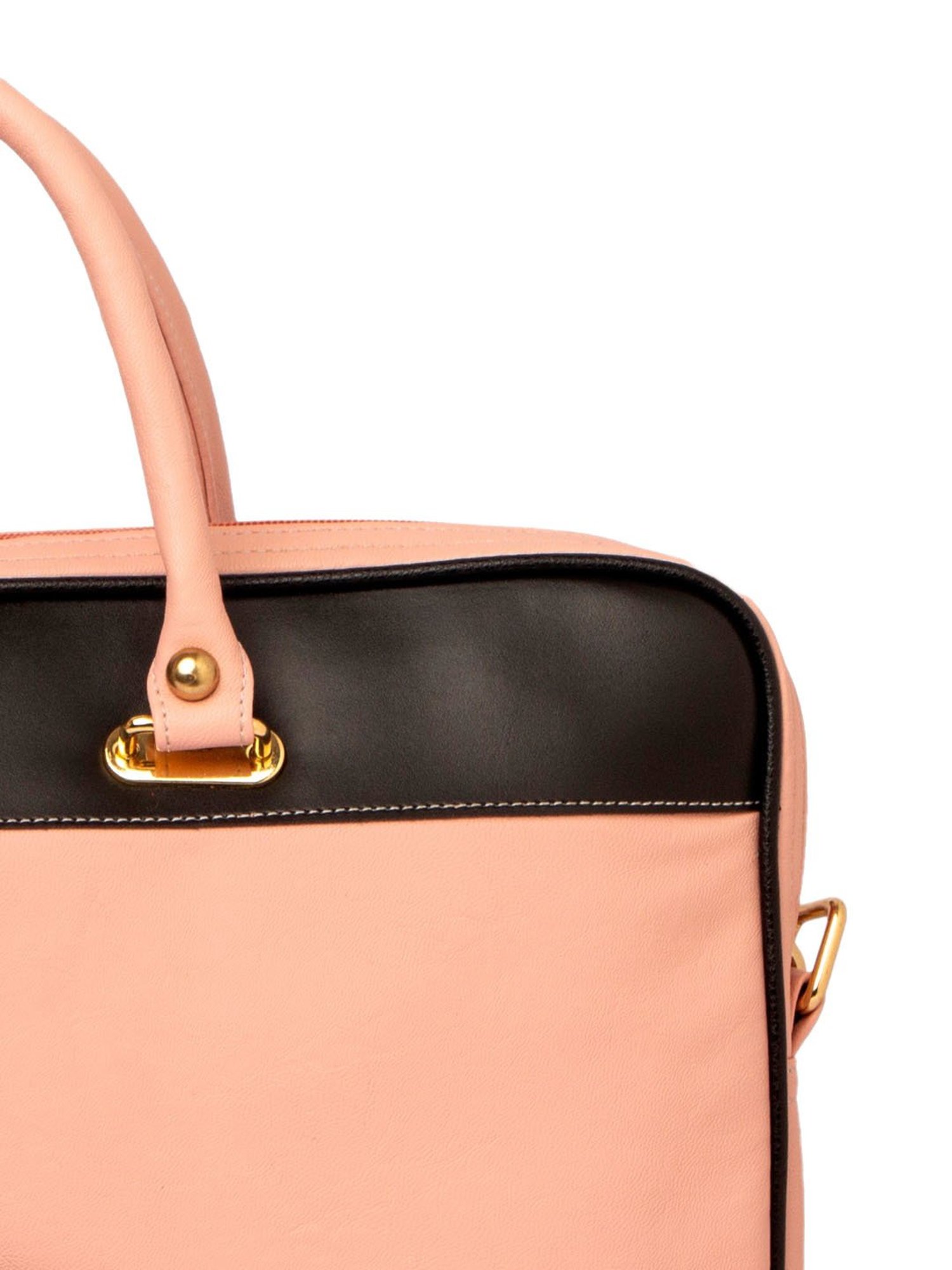 Modern Myth Peach Large Laptop Handbag