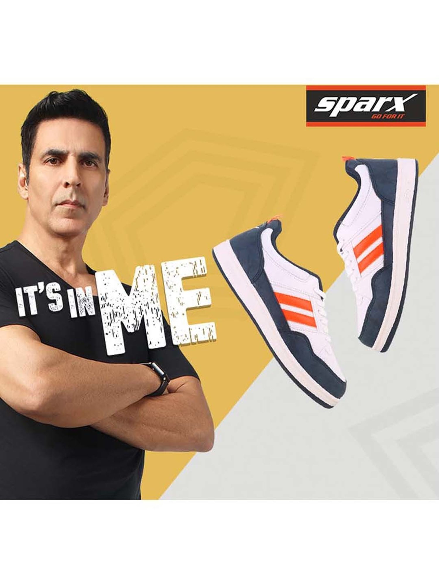 Sparx Men's White Casual Sneakers