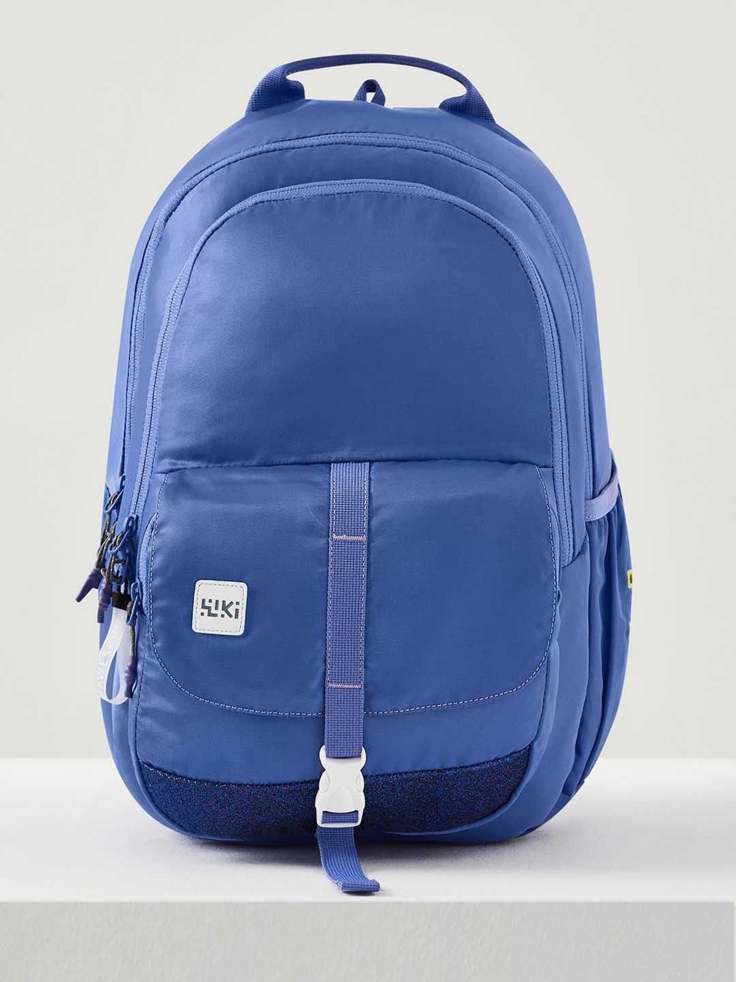 Wiki Back to School Pack Plus Purple Polyester Solid Backpack - 22 Ltrs