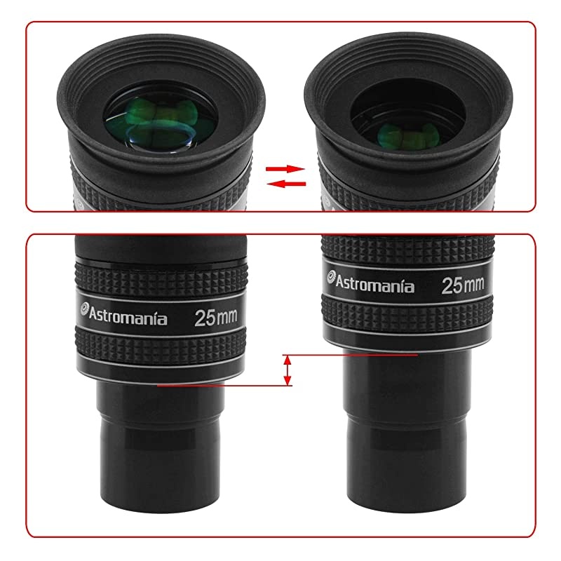 125quot 25mm 58Degree Planetary Eyepiece for Telescope