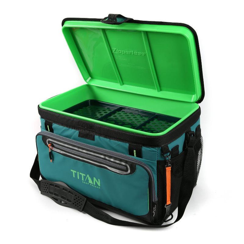 California Innovations Titan Deep Freeze 30qt Zipperless HardBody Cooler - Green