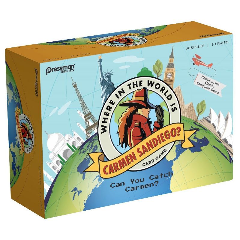 Pressman Where in the World is Carmen Sandiego? Game