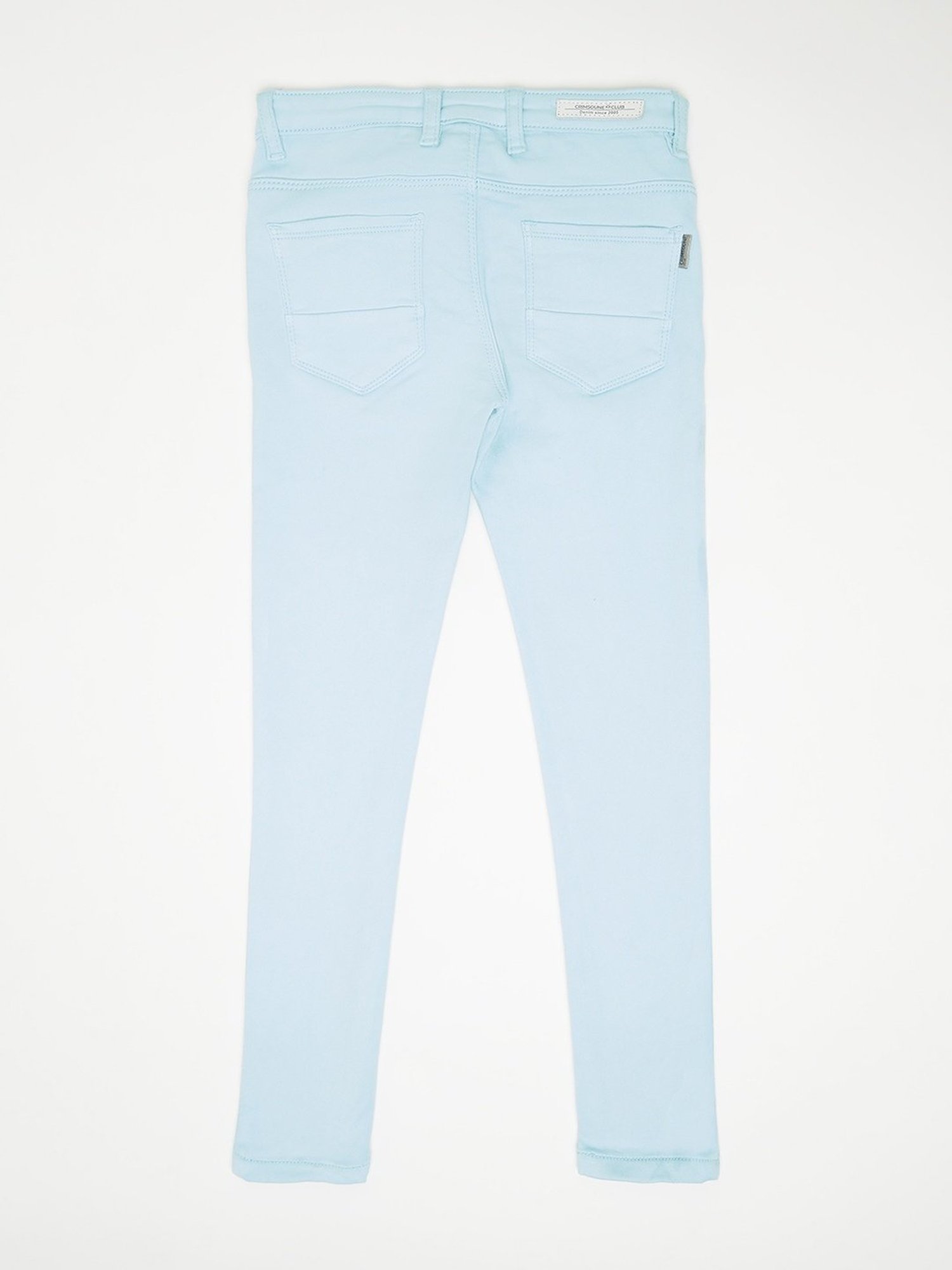 GJ baby Girls Blue Washed Jeans