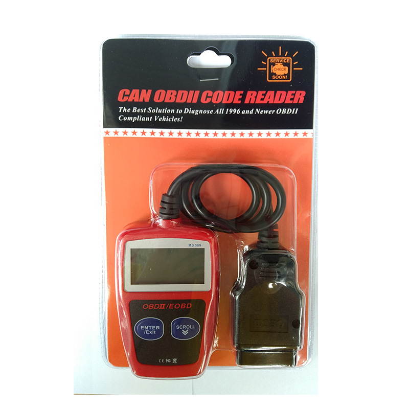 MS309 OBD2 OBDII EOBD Scanner Car Code Reader Data Tester Scan Diagnostic Tool
