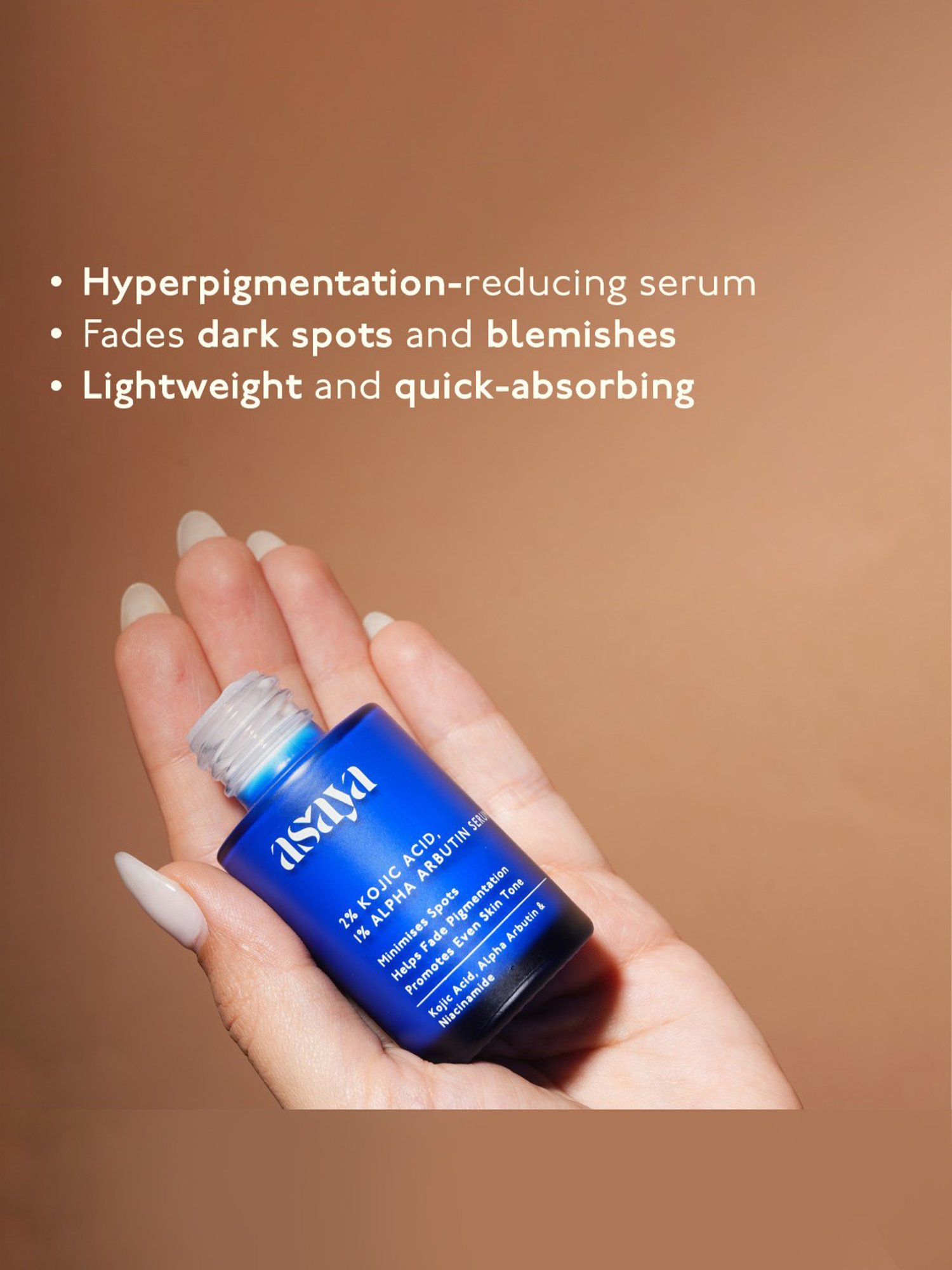 Asaya 2% Kojic Acid & 1% Alpha Arbutin Serum - 30 ml