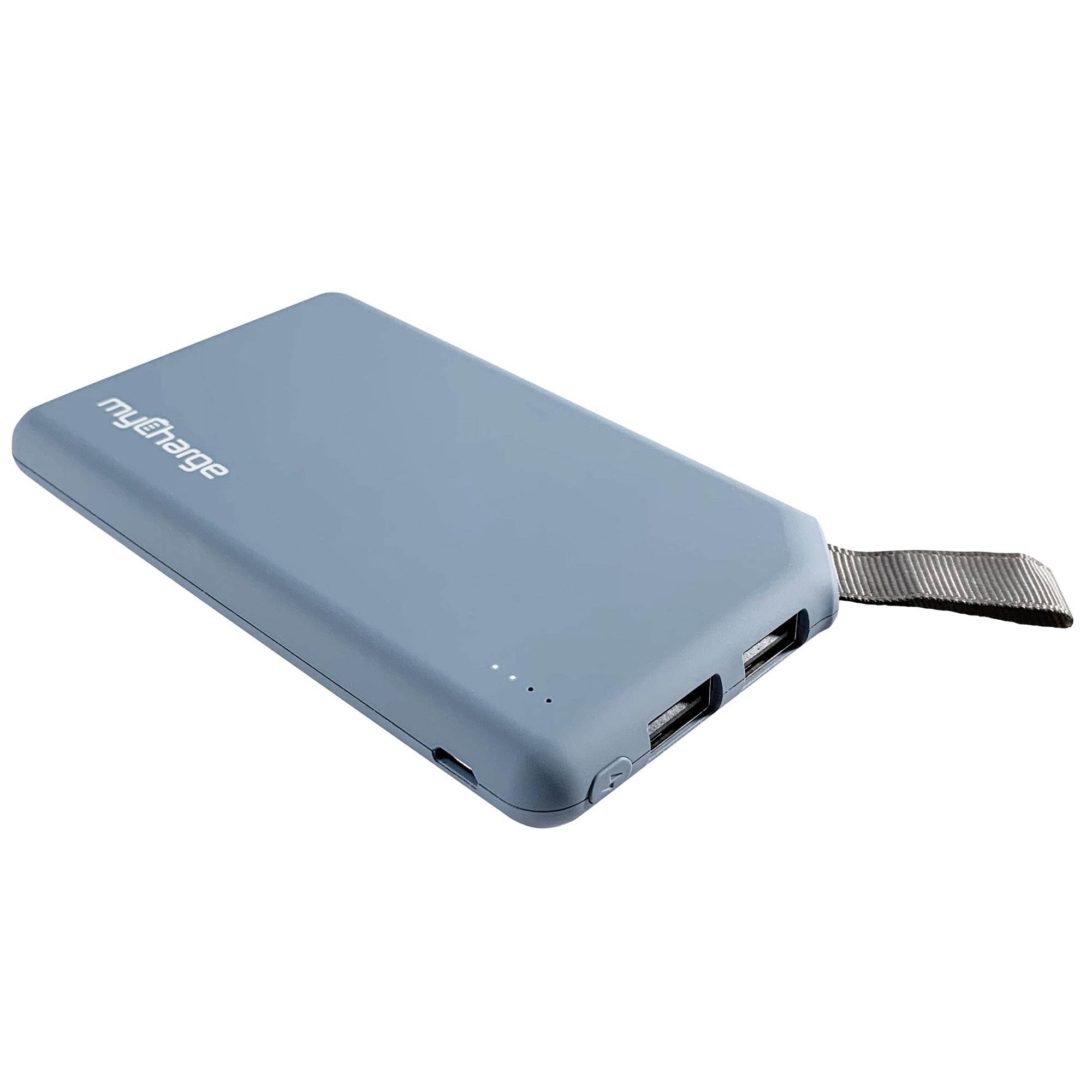 mycharge go big portable charger 6000mah external battery pack power bank for cell phones apple iphone xs, xs max, xr, x, 8, 7, 6, se, 5, samsung galaxy, lg, motorola, htc, nokia, blackberry  blue