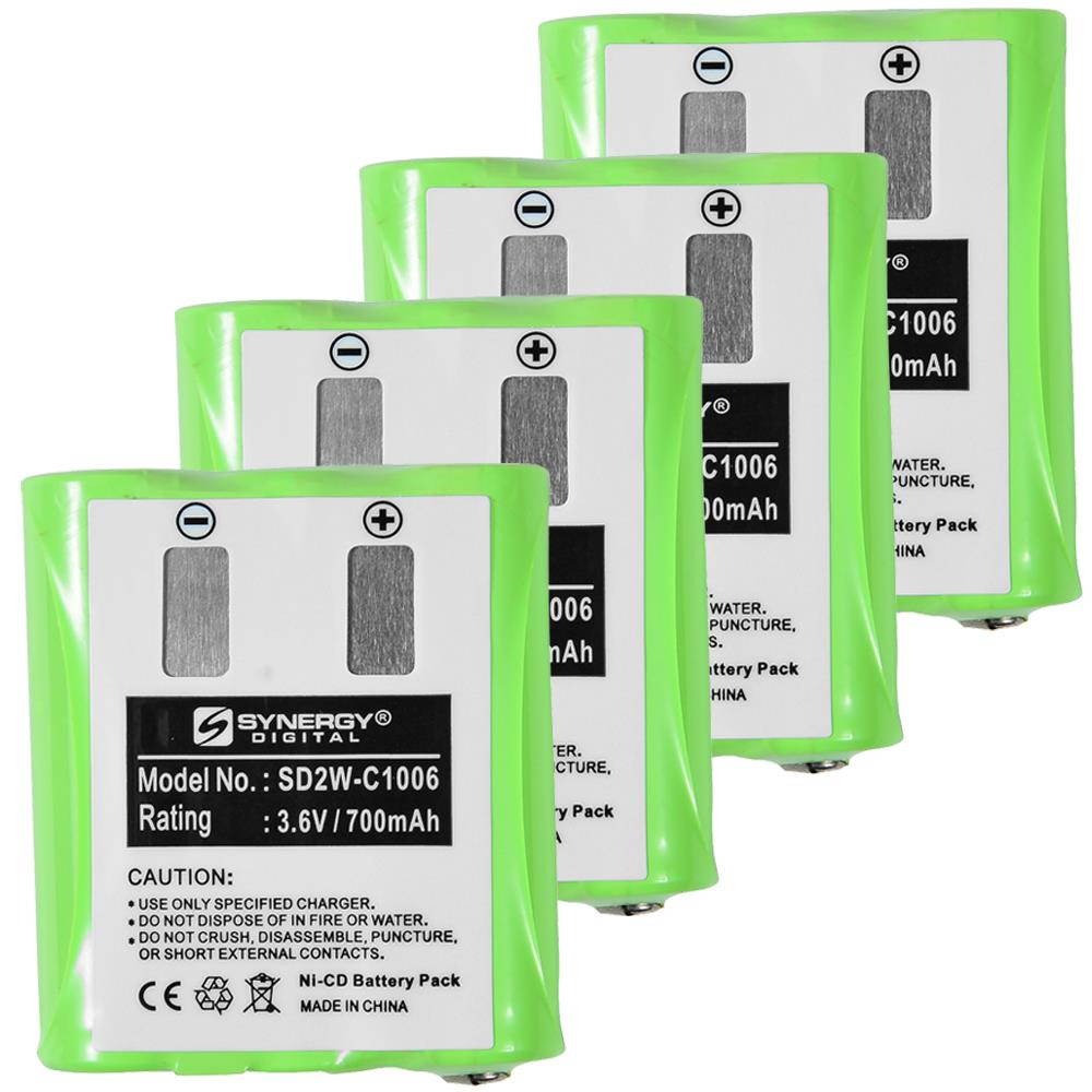 Motorola T9680RSAME 2-Way Radio Battery Combo-Pack includes: 4 x SD2W-C1006 Batteries