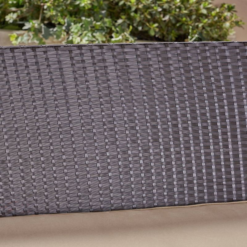 St. Lucia Wicker Sofa - Brown/Tan - Christopher Knight Home