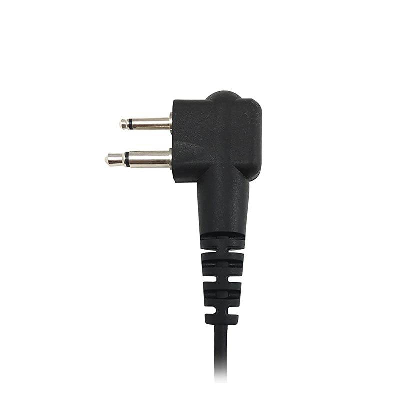 Two Way Radio Swivel Headset Earpiece PTT for Motorola CP88 CP100 CP200D CLS1110 CLS1410 (10 Pack)