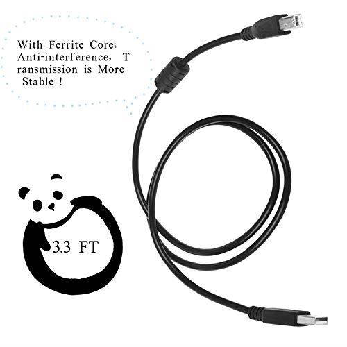 SLLEA USB Cable (5FT) PC Laptop Data Sync Transfer Cord for HP PhotoSmart/PSC/Business Inkjet/Color Copier C4235 C4240 C4250 C4270 C4272 C4273 C4275 C4280 C4680