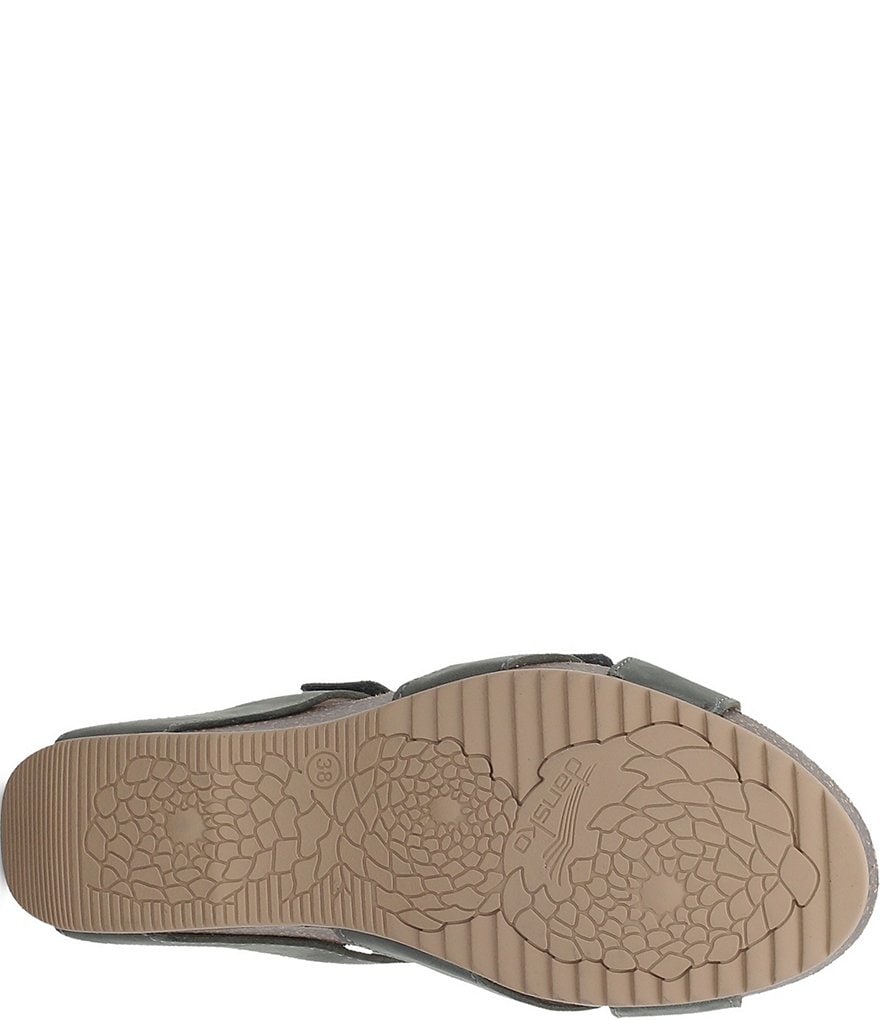 Dansko Susie Leather Slide Wedge Sandals