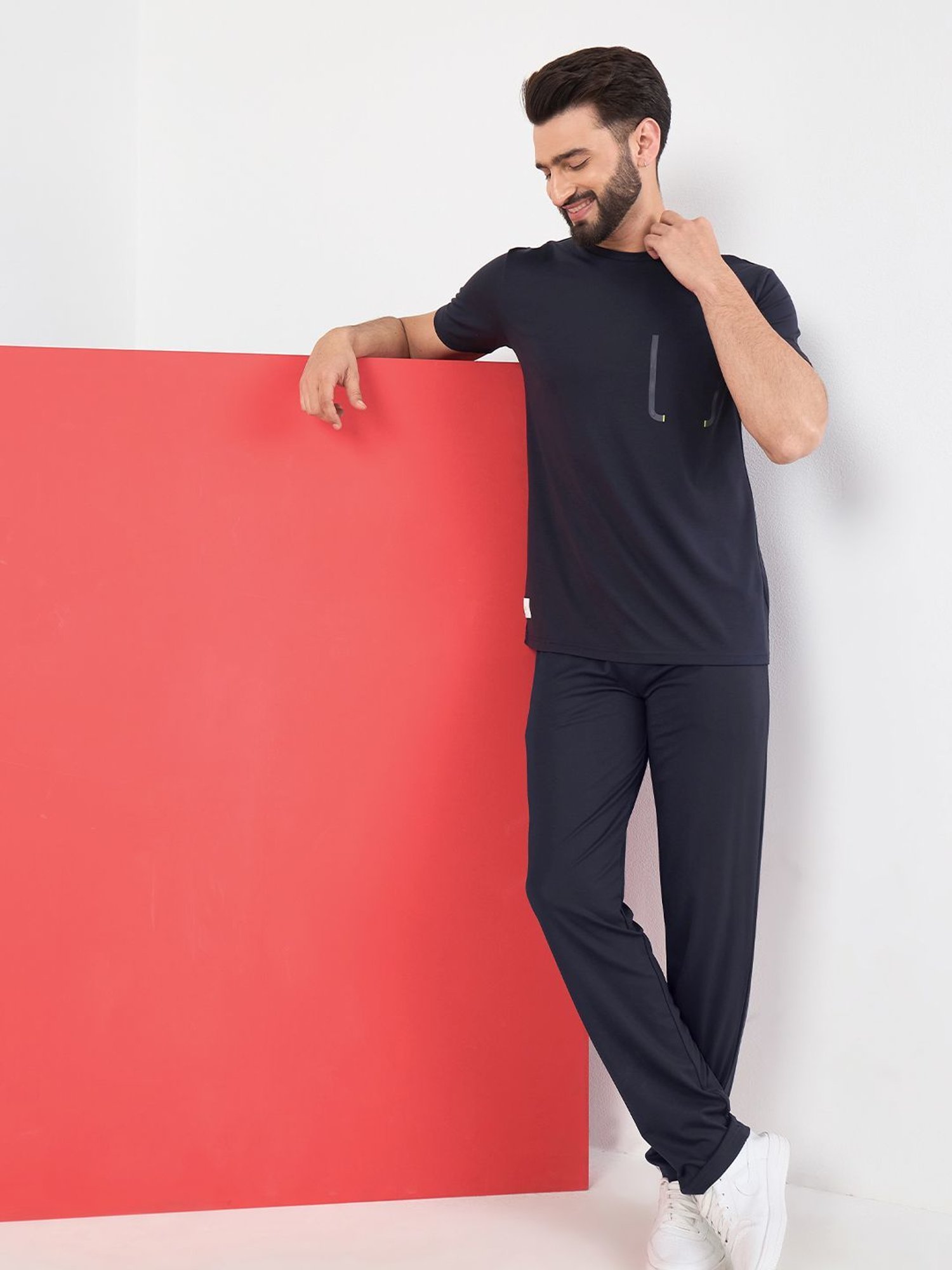 Sweet Dreams Navy Regular Fit Nightwear Set