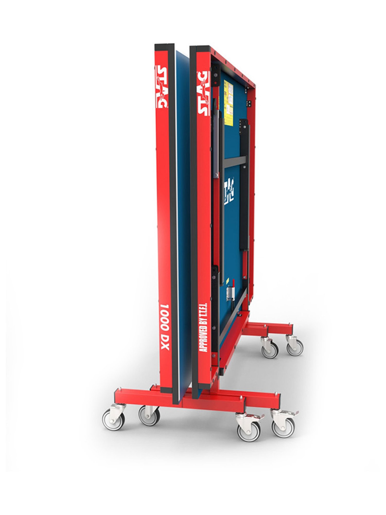 Stag Global 25mm 1000 DX Premium 10 Minute Quick Easy Setup Table Tennis Table (Blue)