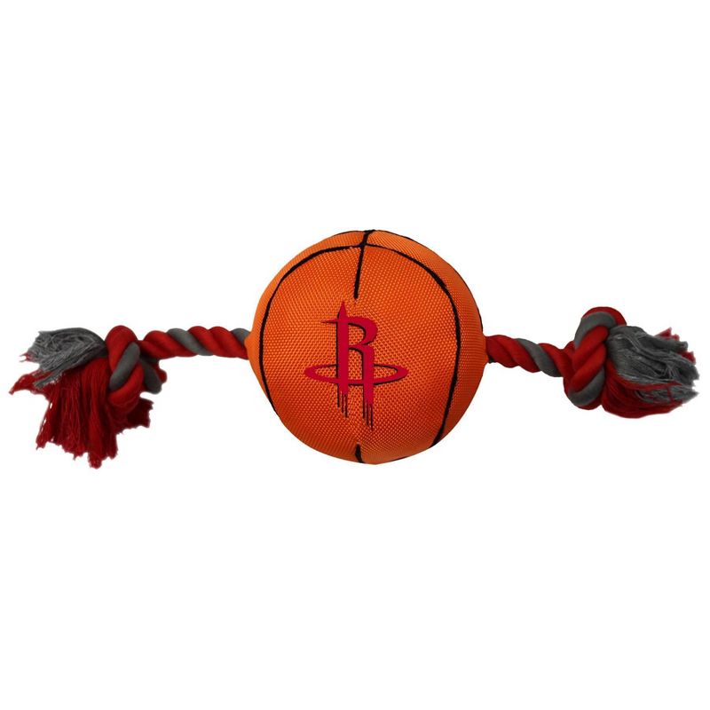 NBA Houston Rockets Basketball Rope Toy