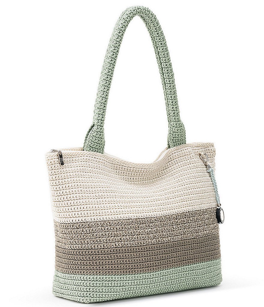 The Sak Gen Crafted Classics Floral Crocheted Carryall Tote Bag