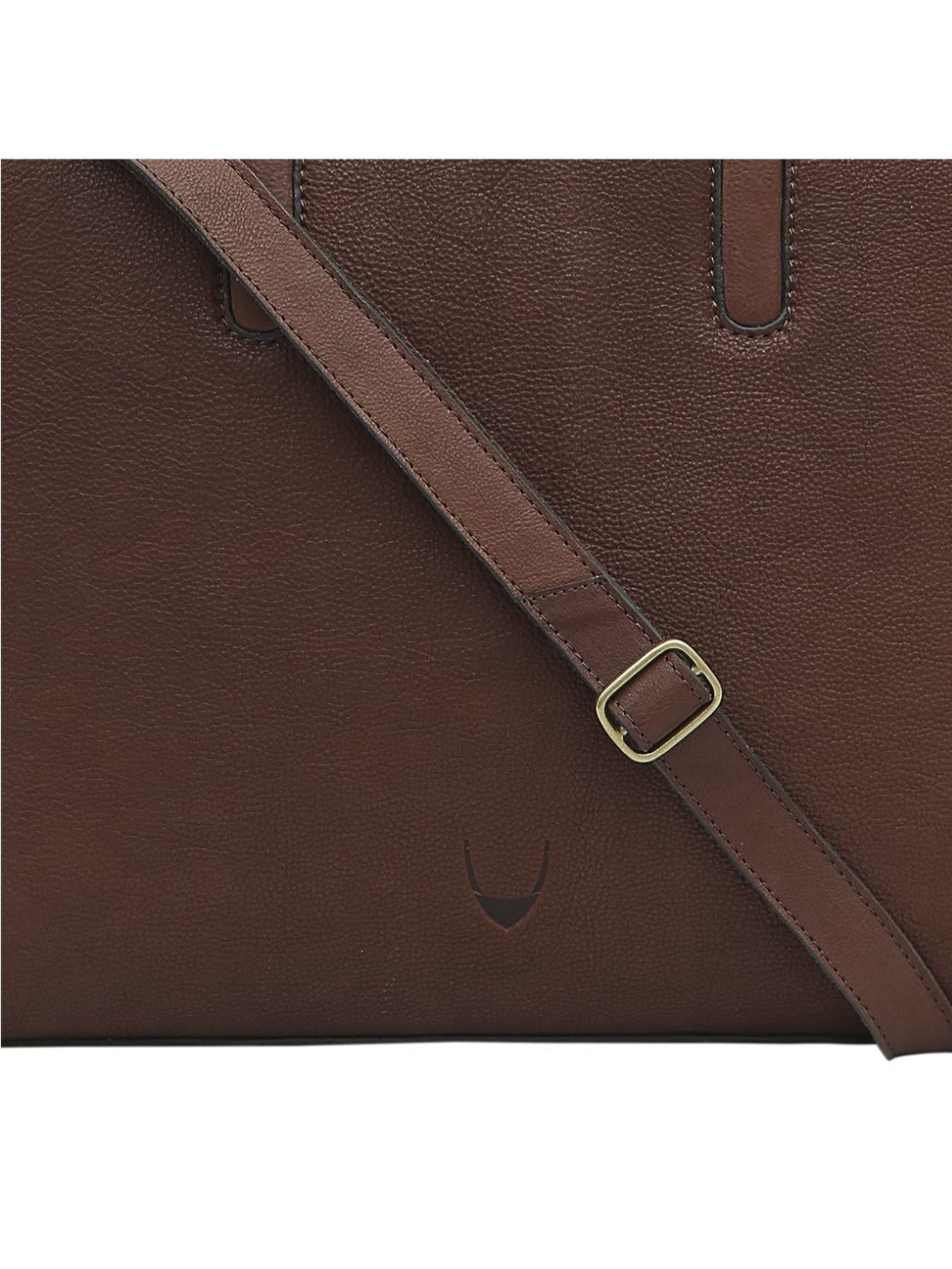 Hidesign Navigli 03 Large Mens Laptop Bag - Medium Brown