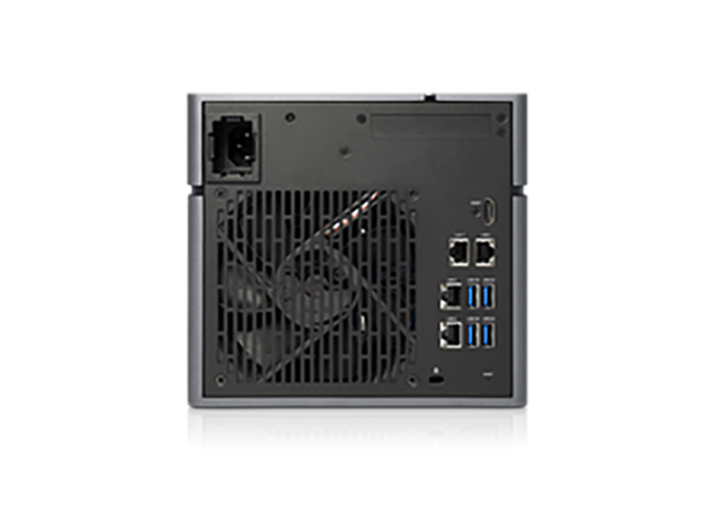 XCubeNAS XN5004T Tower 4Bay +2 Bay with Intel Celeron 2.9 GHz Dual-Core CPU, 8GB DDR4 RAM, USB LCD