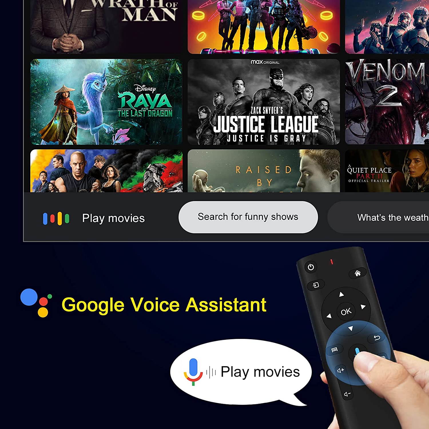 Artlii Play3 Smart Projector 340 ANSI with Android 10 System, Google Voice Assistant, 5G WiFi and Bluetooth Projector 1080P Support 4K, Outdoor Movie Projector, &plusmn;45&deg;4D Keystone Correction,Support AC-3