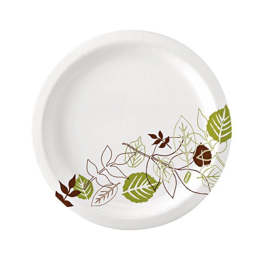 Ultra Pathways Heavyweight Oval Platters, 8 1/2 x 11, Green/Burgundy,
