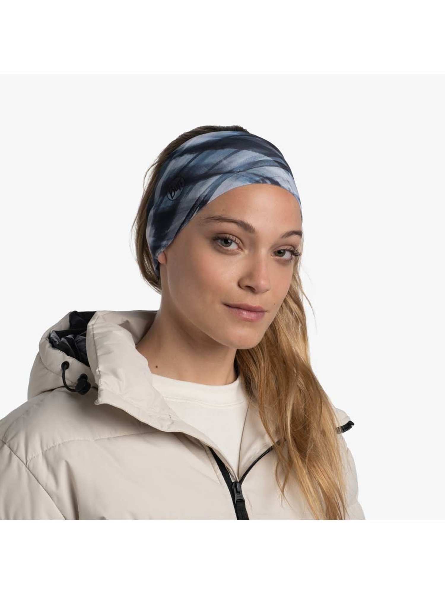 BUFF Grey Printed Head Band