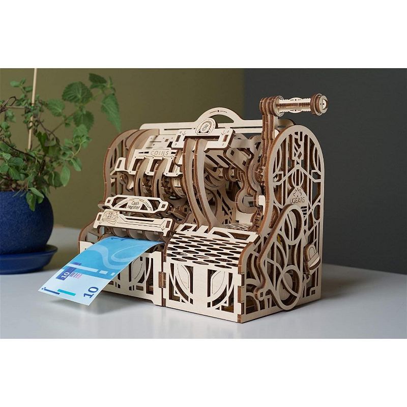 UGears Models UGears Mechanical Models 3D Wooden Puzzle | Cash Register