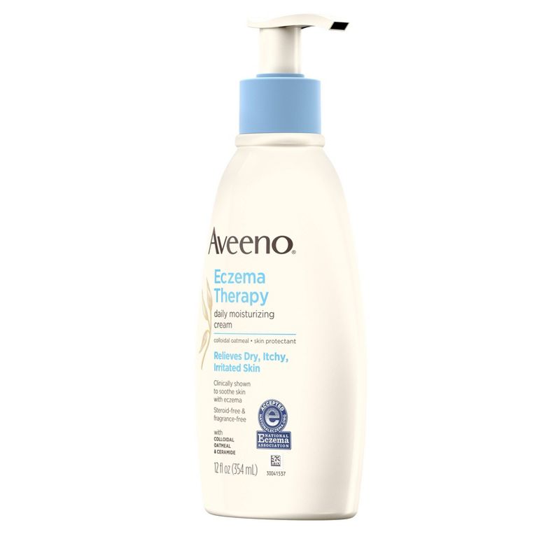 Aveeno Eczema Therapy Daily Moisturizing Cream with Oatmeal- 12 fl oz