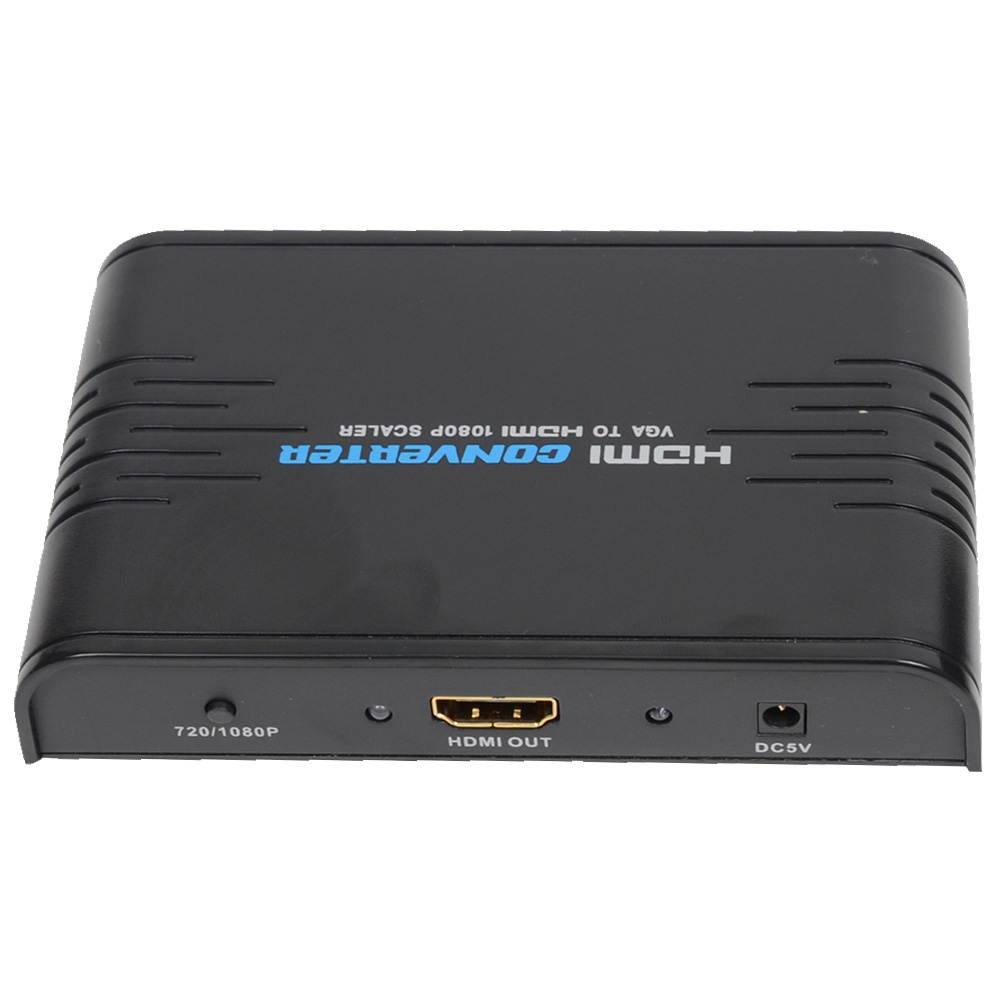 VideoSecu PC Laptop VGA to HDTV HDMI Audio Video Digital Signal Switch Converter CCTV Surveillance with Free Power Supply C6K