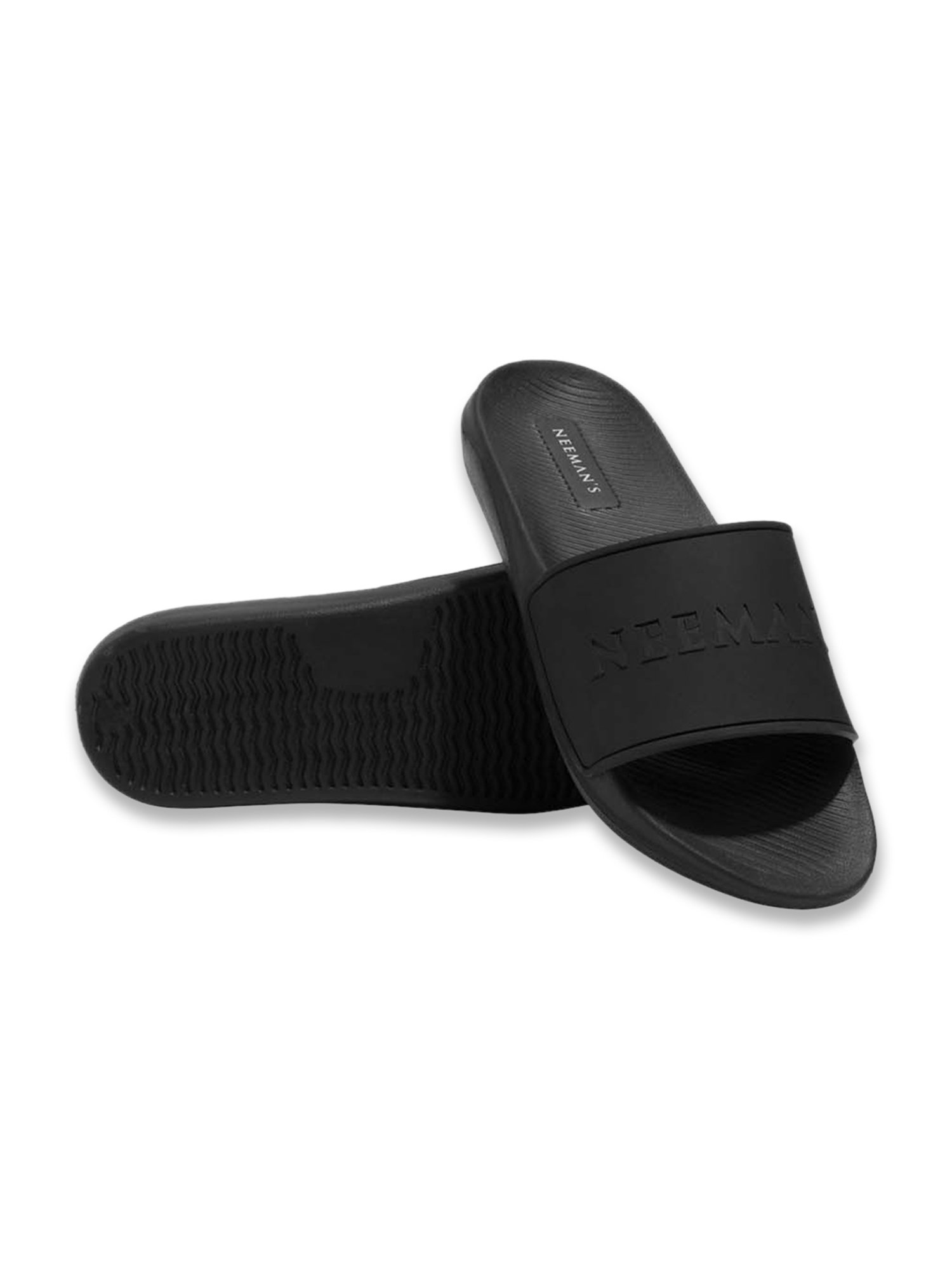 Neemans Men's Black Slides