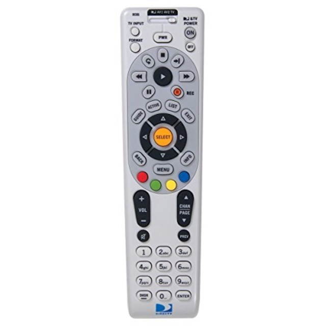 DirecTV Remote Control Four Devices Replacement Universal IR RC65 RC65