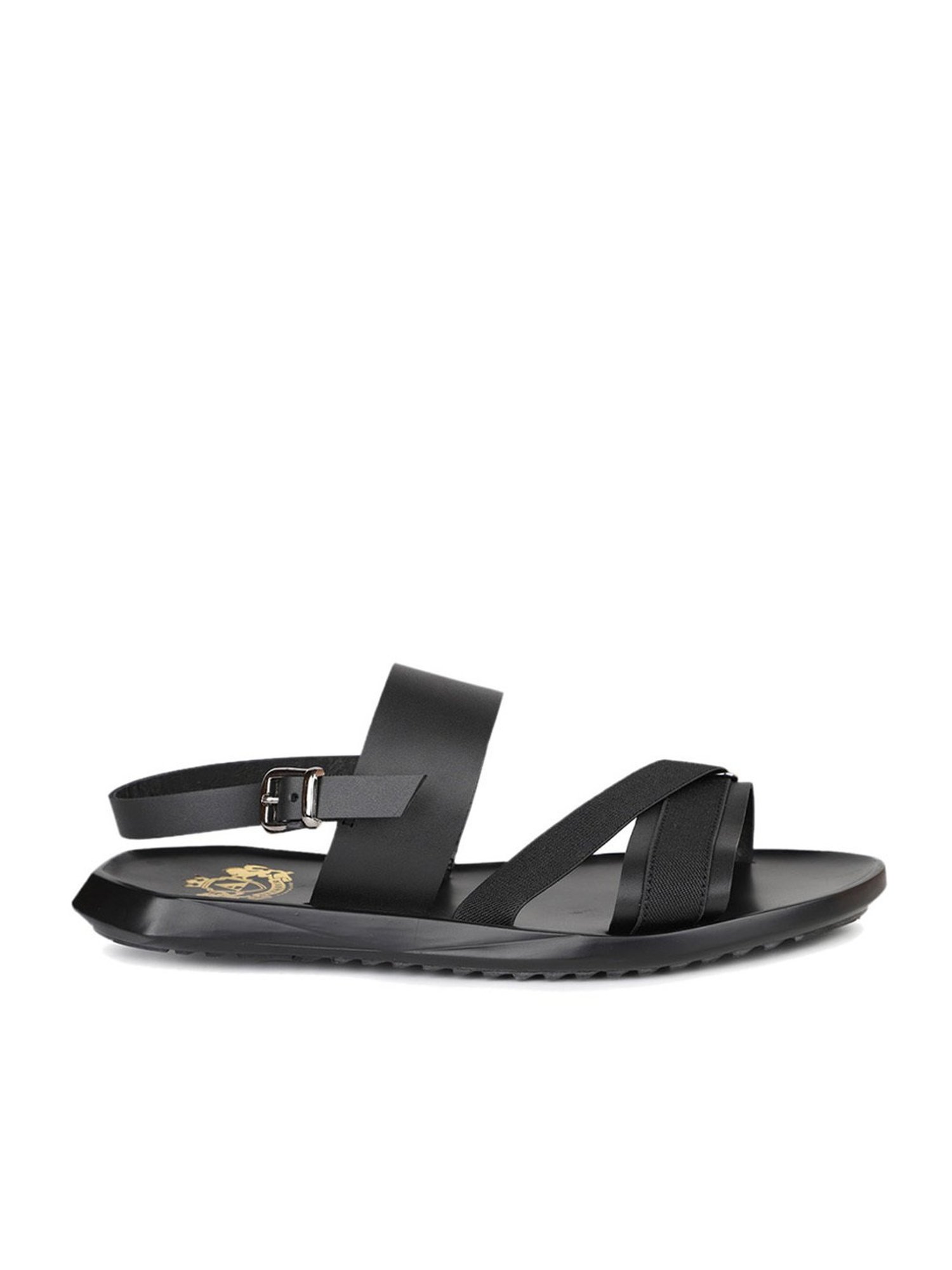 Atesber by Inc.5 Men's Black Back Strap Sandals